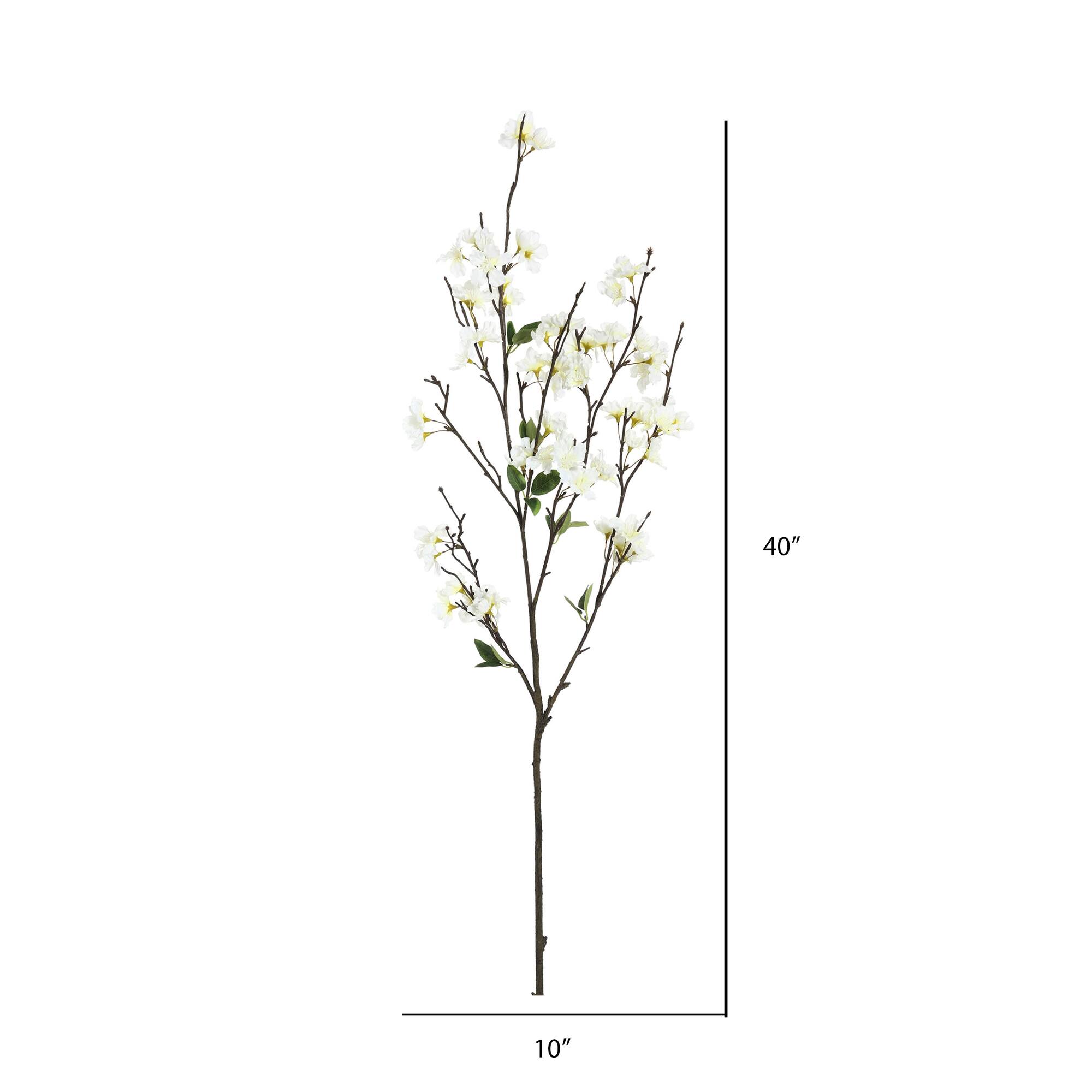 White Cherry Blossom Spray, 3ct.